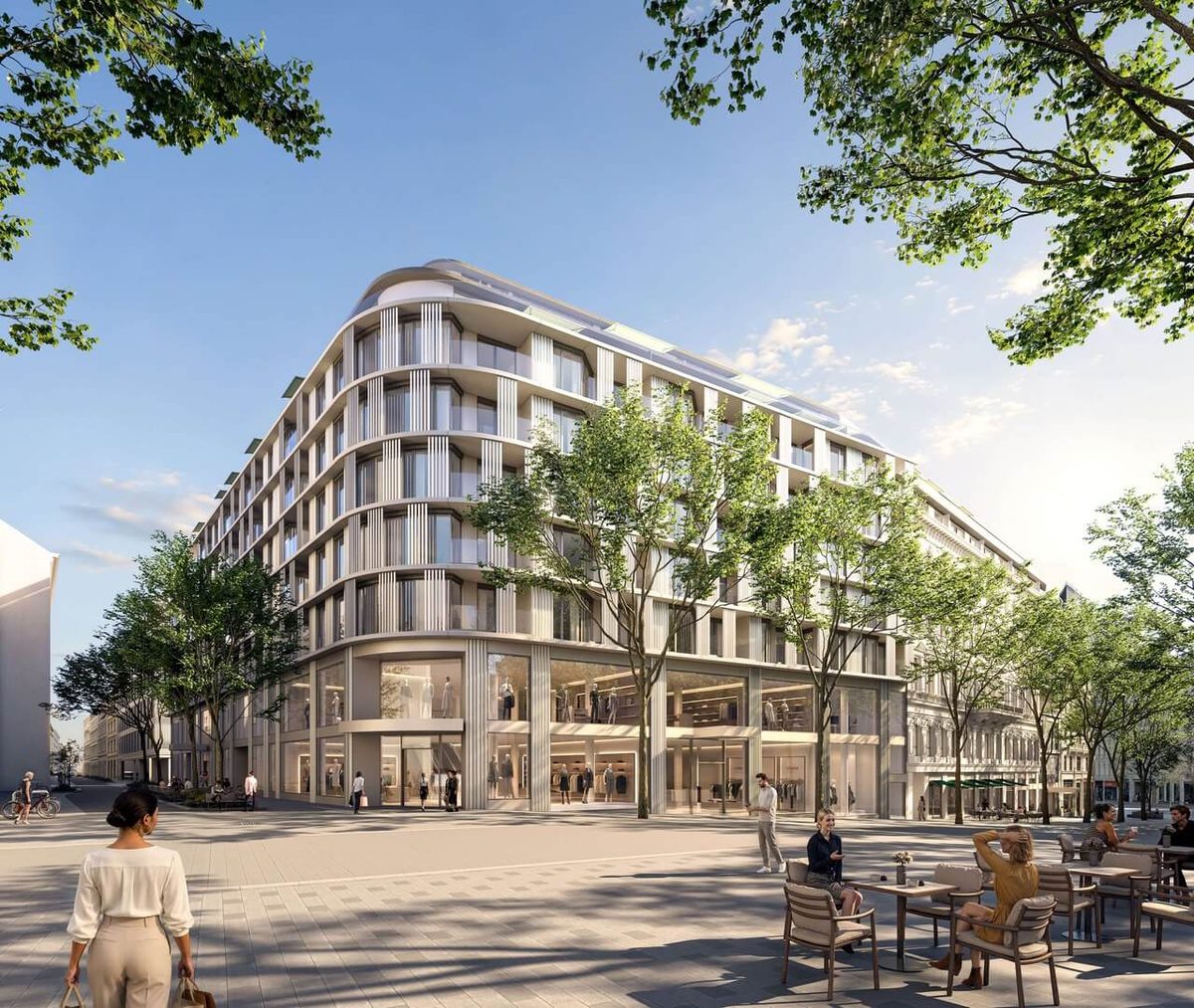 Grand Museum Residences, visualisation of the mixed-use development on Mariahilfer Straße in Vienna